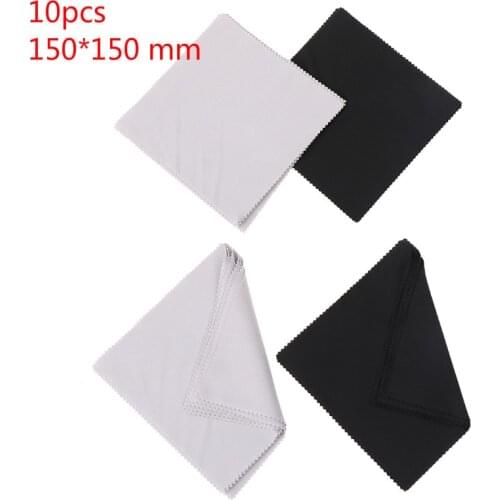 10pcs Lens Clothes Eyeglasses Cleaning Cloth Microfiber Phone Screen Cleaner Sunglasses Camera Duster Wipes Eyewear Accessories