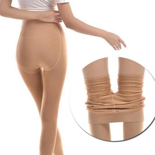 120D Thick Soft Fleece With velvet Unsex Keep warm slimming legs pantyhose,anti hook add-crotch pantyhose,M-L