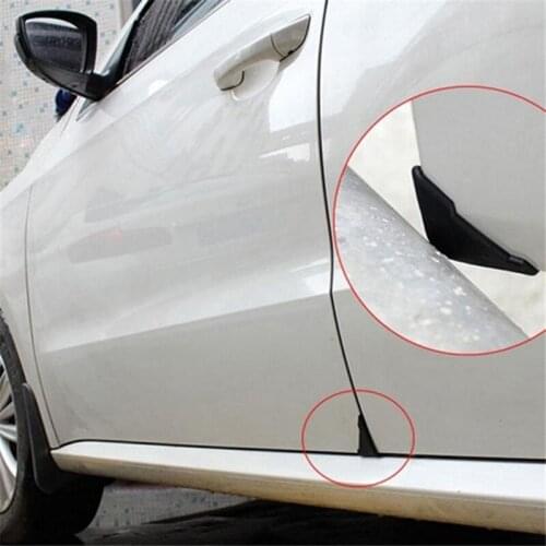 2PCS Silicone Car Door Corner Cover Bumper Crash Scratch Protector Anti-Scratch Crash Protection Auto Care
