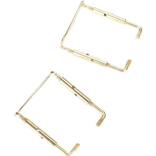 2 Solid Metal Golden Metal 4/4 Violin Chinrest Chin Rest Screw High quality Part