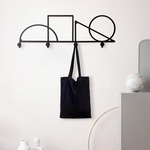 3Art Metal Decorative Coat Rack-Metal Wall Hanger