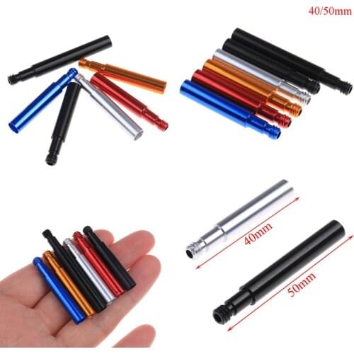 40/50mm 2020 New Aluminium Alloy Bicycle Presta Valve Extender Bike Tire Wheel French Valve Extenders Caps Core Adapter