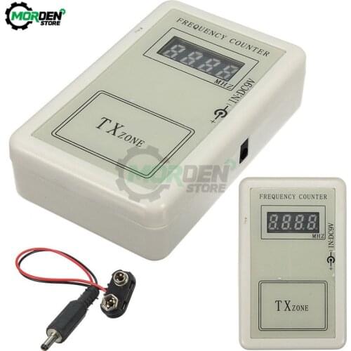 DC 7.5-10V Handheld Remote Control Wireless Frequency Meter Counter tester for Car Auto Remote Cymometer Detector Power Cable