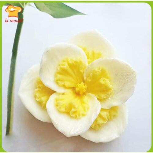 Daffodil Silicone Mould 3D Silicone Soap Mold-Flower