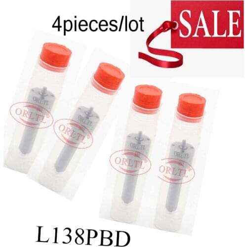 4 pieces L138PBD ,L 138 PBD Spray Nozzle, Injector High Pressure for SSANGYONG EJBR04601D A6650170121 EJBR02601Z