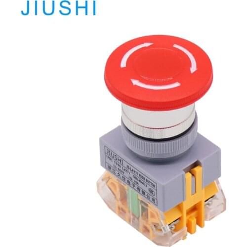 JIUSHI LAY37-11ZS emergency stop push button 22mm mushroom starter switch