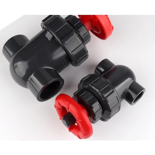 20/25/32/40/50/63mm PVC Pipe Gate Valve Precision Flow Control Sluice Switch Home Garden DIY Irrigation Aquarium Fish Tank Joint