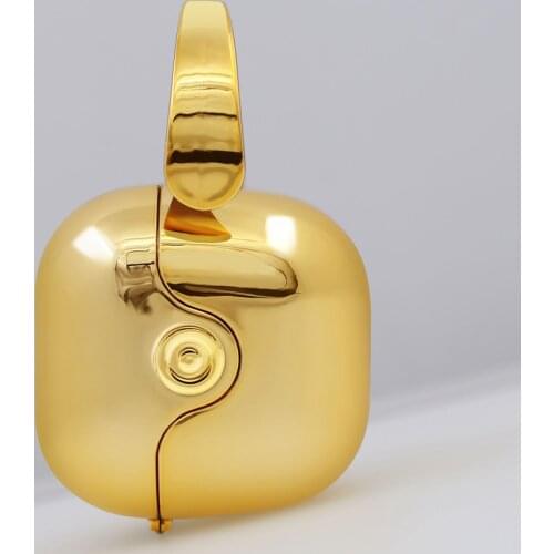 Bling Bling Gold Baby Pacifier Box Container Dustproof Pacifier Holder Case Portable PP Nipple Snack Travel Storage Stroller Acc