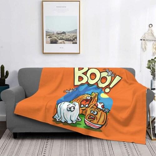 Flag Halloween Boo 2a Carpet Living Room Flocking Textile A Hot Bed Blanket Bed Covers Luxury Blanket Blanket Flannel Blanket