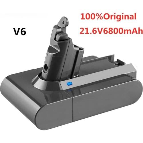 2020s 8800mAh 21.6V 6.8Ah Li-ion Battery for Dyson V6 DC58 DC59 DC61 DC62 DC74 SV09 SV07 SV03 965874-02 Vacuum Cleaner Battery
