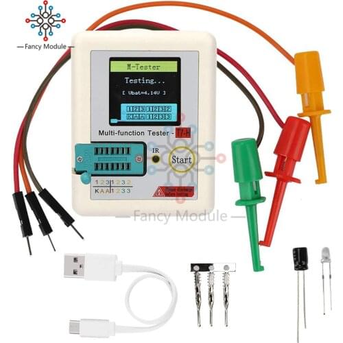 Diymore TC-T7-H 3.5" Colorful Display Multi-functional TFT Backlight Transistor Diode Triode Capacitor Resistor Tester Detector