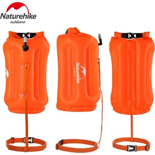 Naturehike Outdoor Inflatable Waterproof Bag Seaside Swimming Snorkeling Bag with Air Bag Phone Clothes Storage Bag 20L/8.5L