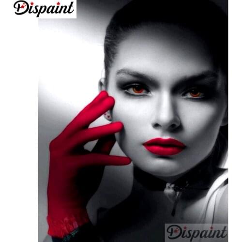 Dispaint Full Square/Round Drill 5D DIY Diamond Painting "Woman hand" Embroidery Cross Stitch 3D Home Decor A11189
