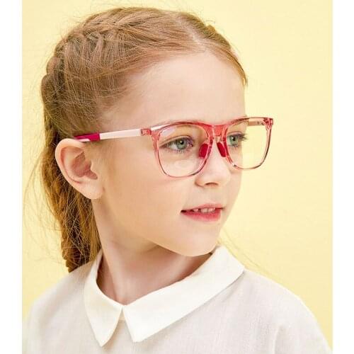 Mimiyou Anti-blue Light Oval Children Glasses Frame For Child Girls Boys Optical Eyewear Frame Clear UV400 Brand Designer