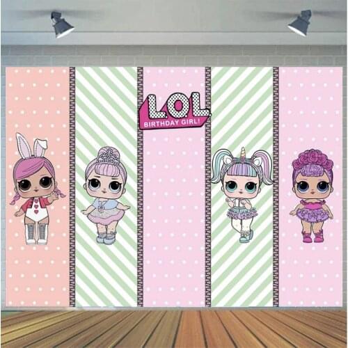 Customize Cartoon Shimmer Baby Princess Photography Background Live Backdrop Birthday Party Decoration Tapestry Photo Studio