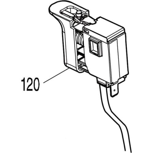 MAKITA 651366-7 Switch For DHR280