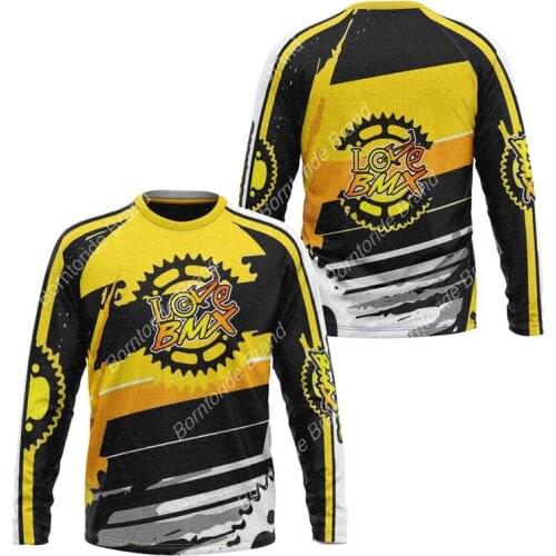 Pro Downhill Mountain Jersey Motocross Jersey Enduro MTB MX BMX Jersey Cycling Jersey Bike DH Maillot Ciclismo Hombre