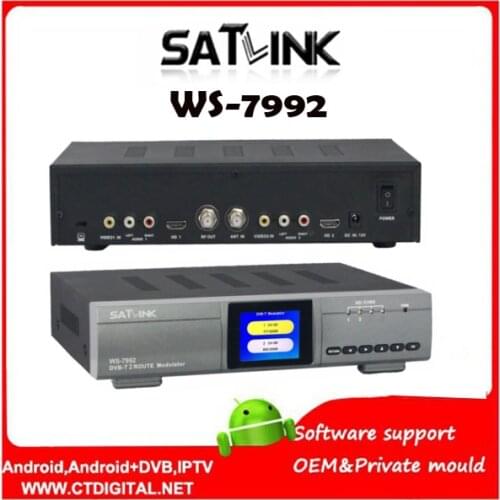 Satlink WS-7992 Modulator 7992 SATLINK 2 channel DVB-T Modulator RF / AV /WS7990