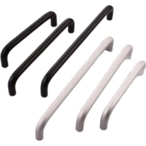 Solid Aluminum Furniture Small Handles Hardware Kitchen Bathroom Cupboard Door Pulls Drawer Knobs Cabinet Handle