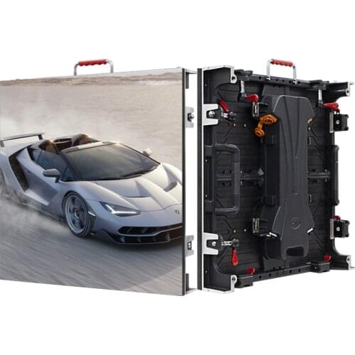 Vcore High quality Indoor 500x500mm Diecast Cabinet Church Magnetic Front Service Maintenance P3.91 Rental Led Display Screen