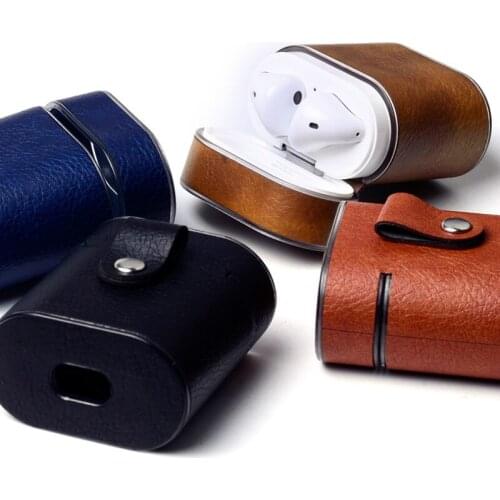 PU Leather Earphone Cases for Honor FlyPods / Honor FlyPods Pro / Huawei FreeBuds 2 Pro Charging Bin Protective Cover airpods