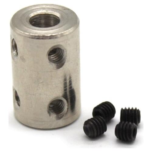 Rigid Coupling Steel Sleeve DIY Motor Model Mechanical Drive Shaft Connector