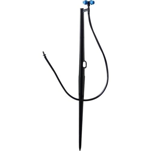 1 Set 6mm Cross Misting Garden Sprinklers with 50cm Sprinkler Connector Rod Garden Irrigation 4/7mm Hose Watering Kits