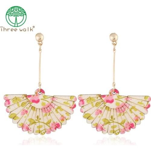 1 pairs New Design Wooden Round Hollow Out Hot Heart Pendant for African Women Fashion Jewelry Earrings Gifts