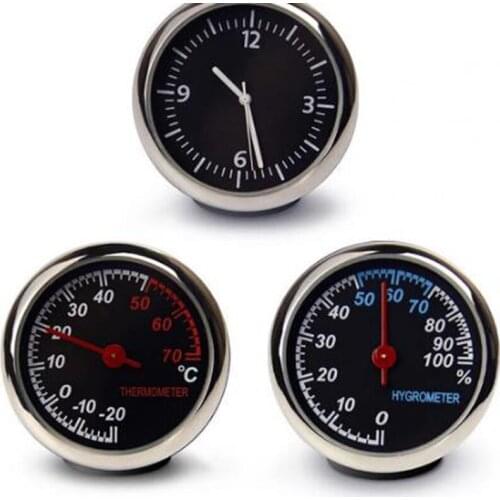 1 Pcs Mini Car Clock Automobiles Internal Stick-On Digital Watch Mechanics Quartz Clocks Auto Ornament Car Styling Accessories