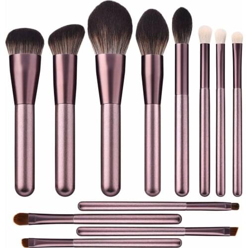 12 Pcs Premium Professional Synthetic Hair Makeup Brushes Set Cosmetic Powder Foundation Concealers Brush Kit