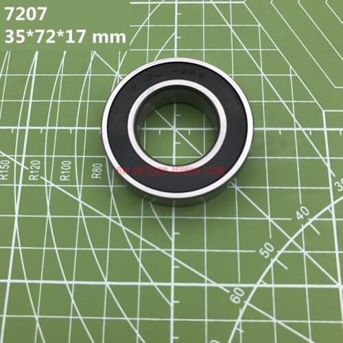 2021 Special Offer New High Quality 1piece Of 7207 7207c 2rz P4 35*72*17 Mm Sealed Angular Contact Bearings Speed Spindle Cnc