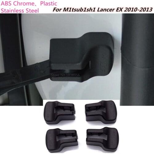 For Mitsubishi Lancer EX 2010 2011 2012 2013 Car anti rust water proof Door lock key Plastic buckle Limit device trim 4pcs