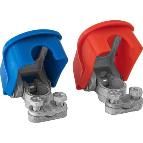 Car Battery Terminal Connector Toolless Quick Disconnect Positive and Negative Terminal Connectors for Boat Race Car UTV Tractor