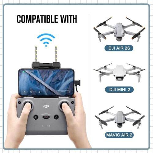 For DJI Mini 2 / Mavic Air 2 / Air 2s Yagi antenna remote control signal enhancement drone range extension 5.8Ghz