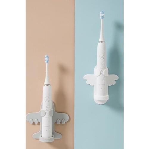 Electric Toothbrush Holder Wall Mount Stand Bathroom Home Toothpaste Squeezers Tooth Traceless Stand Rack Toothbrush Organizer