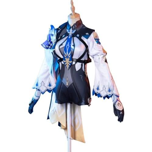Game Genshin Impact New Role Eula Cosplay Costume C00372
