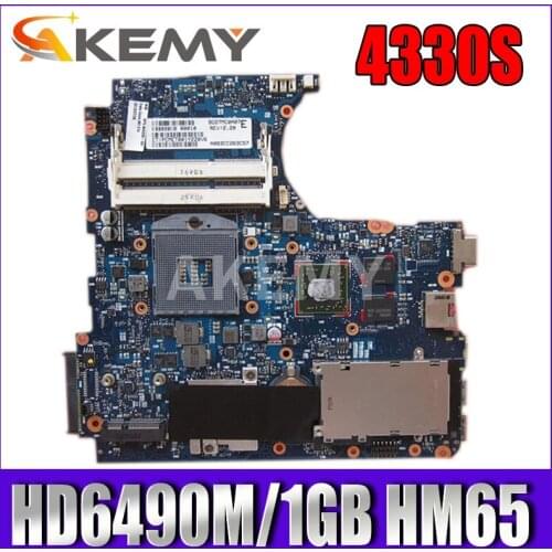 For HP ProBook 4431S Series 4330S 4430S 646328-001 w HD6490M/1GB GPU HM65 NoteBook PC Laptop Motherboard Mainboard