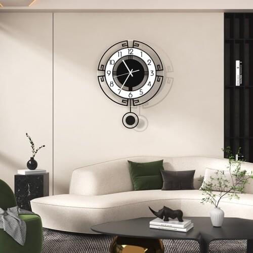 MEISD Wall Clock Vintage Wall Watch Pendulum Blue Horloge Decor on the Wall Modern Living Teenage Room Decoration Free Shipping