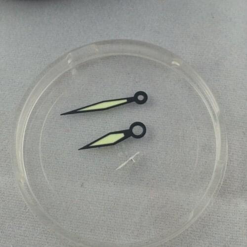 Parnis mens watch hands black edge hand fit eta 6497 6498 3600 3620 movement