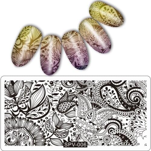 New Arrival 1 PC Nail Art Print Stamping Plates Nail Template Beauty Stencil Manicure DIY Styling Pretty Good Tools