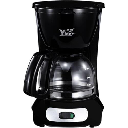 Semi-Automatic Electric Latte Espresso Coffee Maker Mini 0.6L Moka Drip Cafe American Coffee Brewing Machine Tea Pot Boiler