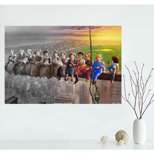 Custom Canvas Friends Poster Art Decoration Poster Cloth Fabric Wall Poster Print Silk Fabric &GHJ346J