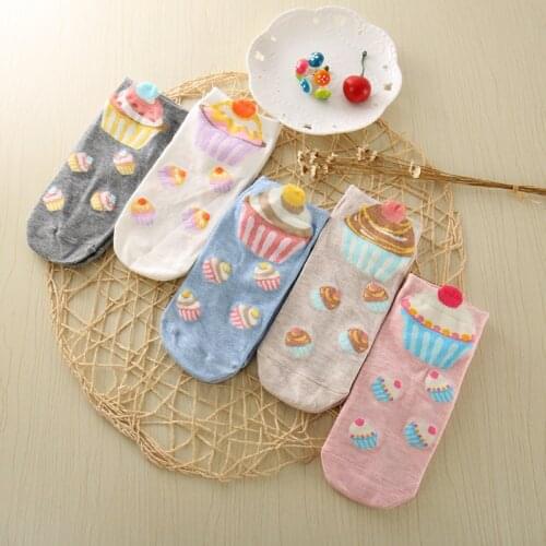 Winter Warm Thick Wool Women Cute Funny Animal Christmas Cotton Socks Fashion Casual Wool Knit Sock 1pair=2pcs ws139