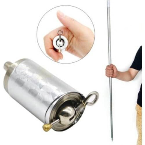 1.1m Staff Portable Martial Arts Metal Magic Pocket Bo Staff- New Pocket Nice silver