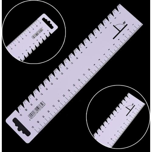 1PC DIY Sewing Patchwork Ruler Ultrathin Soft 21cm Sewing Tools Accessories Quilting Tools Handmade