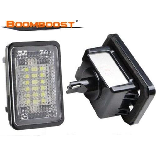 2Pcs car LICENSE PLATE LIGHT Canbus error free direct fit for MERCEDES BENZ GLK X204 GLK350 LED WHITE 12V