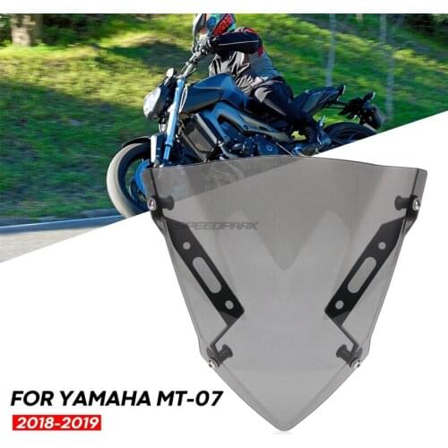 Motorcycle Accessories Pare-brise Wind Deflectors Windshield Windscreen For YAMAHA MT-07 FZ-07 MT07 FZ07 2018-2020