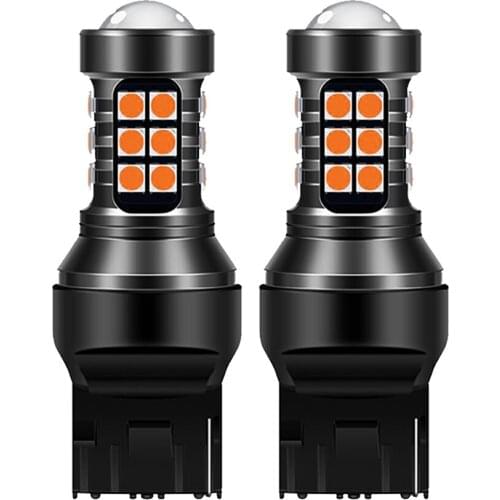 2pcs P21W LED 1156 BA15S 7506 R10W Bulbs 7440 W21W BAY15D P21/5W Car Lights Turn Signal Reverse Brake Lamp Daytime Running Light