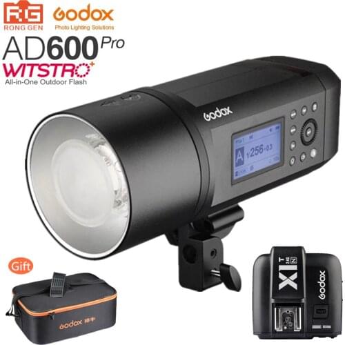 Godox AD600Pro AD600 Pro HSS 1/8000s TTL 2.4G Wireless Outdoor Flash Photography lights + X1T-N Trigger for Nikon SLR Camera