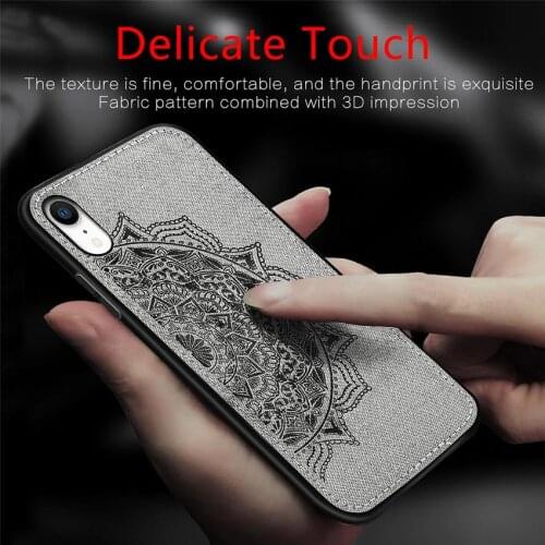For on Huawei P Smart Z Case Mandala Pattern back cover Holder Car Magnet 360 Degree capa For Huawei P SMART PLUS 2019 Cover